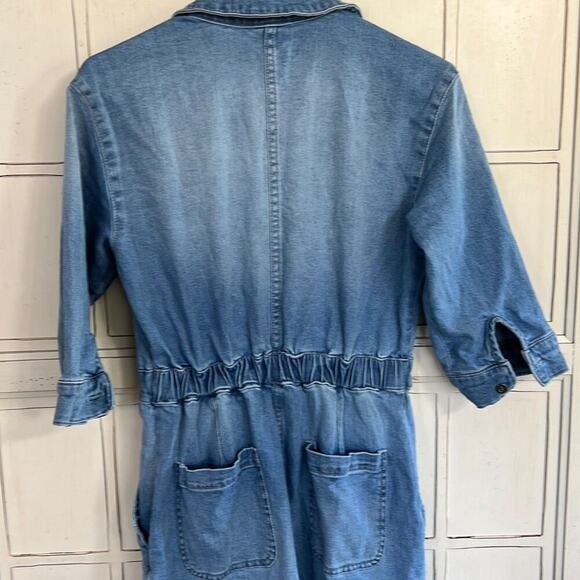 Altar’d State size XS denim jean jumpsuit - Picture 5 of 6
